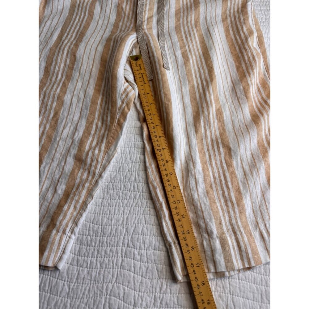 NWOT Chicos Set Pullover Stretchy Top & Cropped Linen Bottom SZ 3P/XL - Picture 9 of 13